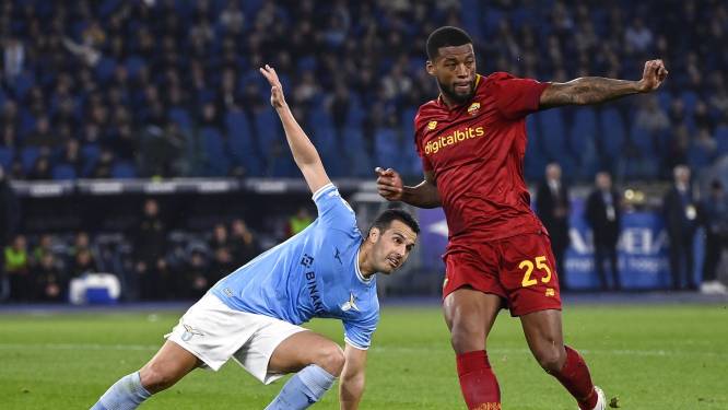 Feyenoord-opponent AS Roma met man minder onderuit in derby tegen Lazio, ruime zege koploper Napoli