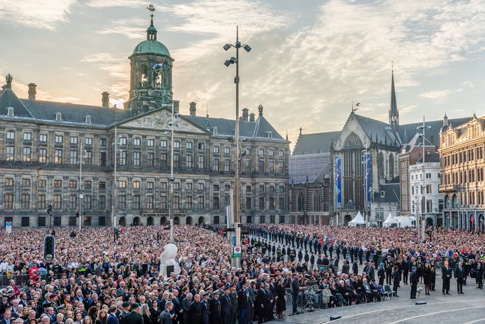 4 mei 2023: de Nationale Herdenking op de Dam in Amsterdam.