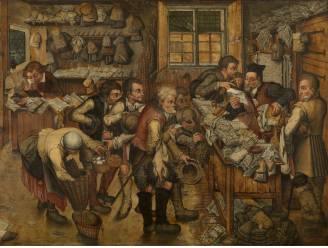 Zeldzaam schilderij van Brueghel de Jonge ontdekt achter deur in Frans huis