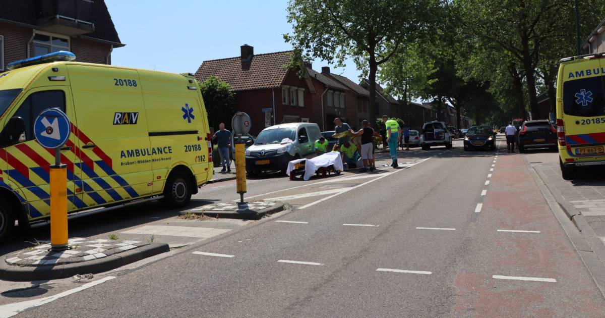 Fietser gewond door aanrijding in Kaatsheuvel.