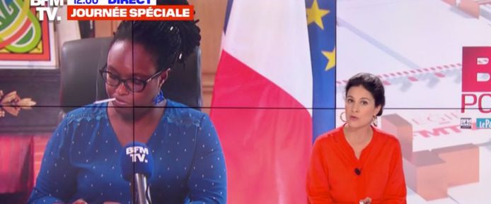 La porte-parole du gouvernement Sibeth Ndiaye a été filmée cigarette à la bouche sur BFMTV ce dimanche.