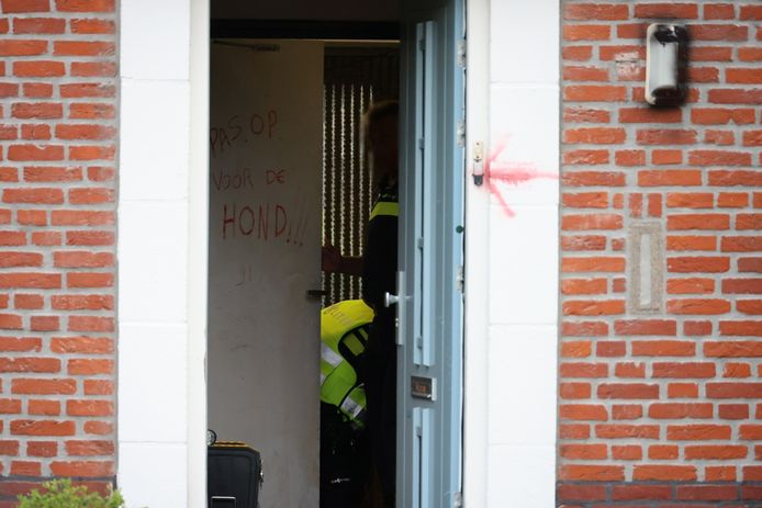 In de woning in Kaatsheuvel deed de politie een huiszoeking.