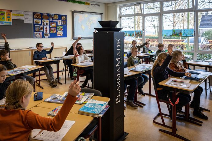 Op de de Maarten Lutherschool in Punthorst zijn sinds de plaatsing van de luchtreinigers nauwelijks nog besmettingen gemeld, ook niet in de huidige omikrongolf.
