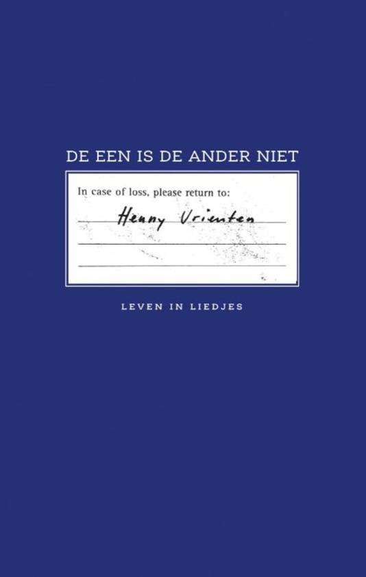 Songteksten van Henny Vrienten gebundeld in boek: ‘Ik ben nu een milde