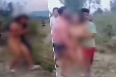 India geschokt door video waarin 2 naakte vrouwen vernederd en betast worden door menigte mannen