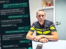 Oeps! Oplichter kiest verkeerde slachtoffer: Zwolse wijkagent deelt brutale appjes