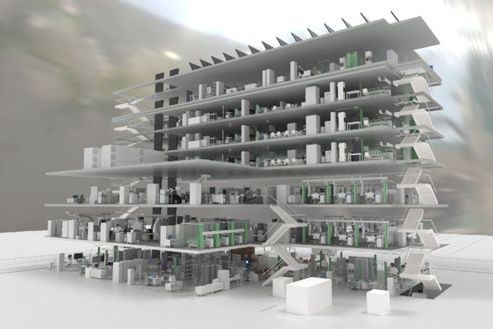 Impressie van het nieuwe ziekenhuis dat Philips gaat bouwen in de hoofdstad van Ethiopië.