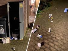 Een hoop herrie en dan ligt de complete inhoud van dit Zwolse buurtkastje op straat: 'Dit kastje zorgt juist voor verbinding’