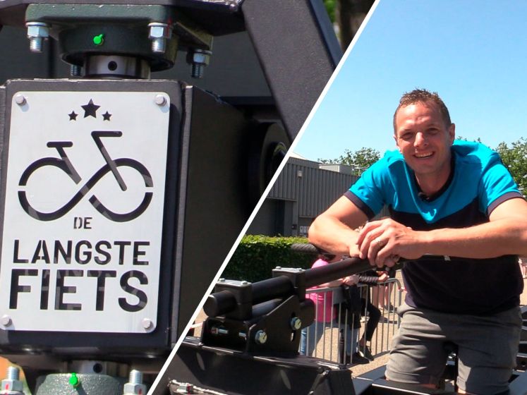De langste fiets ter wereld komt uit Prinsenbeek