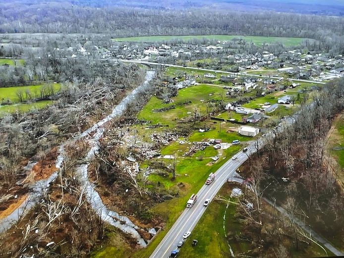 In Bollinger County, Missouri vielen doden en gewonden bij de passage van een tornado.