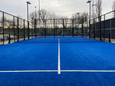 De padelvelden in Maria-ter-Heide