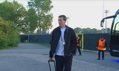 LIVE CLUB BRUGGE-DORTMUND (9pm). Tension rises: Bruges players arrive at Jan Breydel