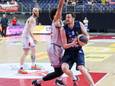 Jonas Delalieux (hier in actie tegen Giants) leidde Limburg United met 28 punten naar kwalificatie voor de halve finale.