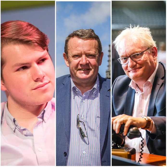 Raf Reuse (Groen), Stefaan Sintobin (Vlaams Belang) en Pol Van Den Driessche (N-VA): ook bij de Brugse oppositiepartijen overheerst ontgoocheling