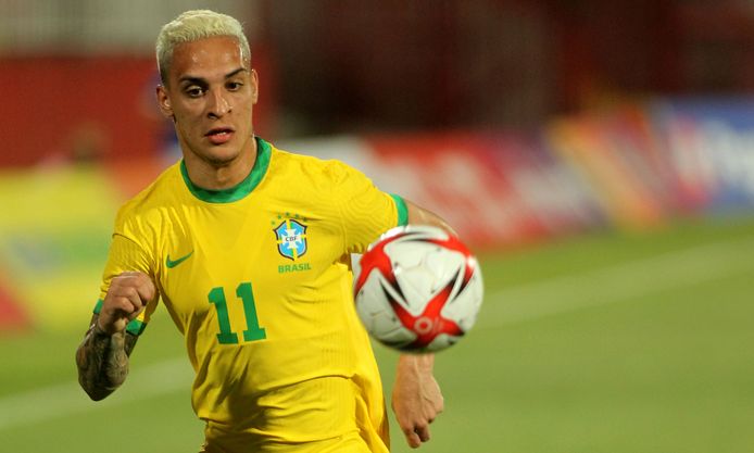 Antony won bij de afgelopen Olympische Spelen het goud met Brazilië.