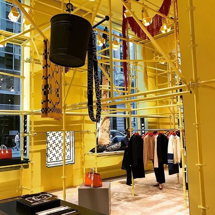 De flasghip store van Calvin Klein in New York die de deuren gaat sluiten.