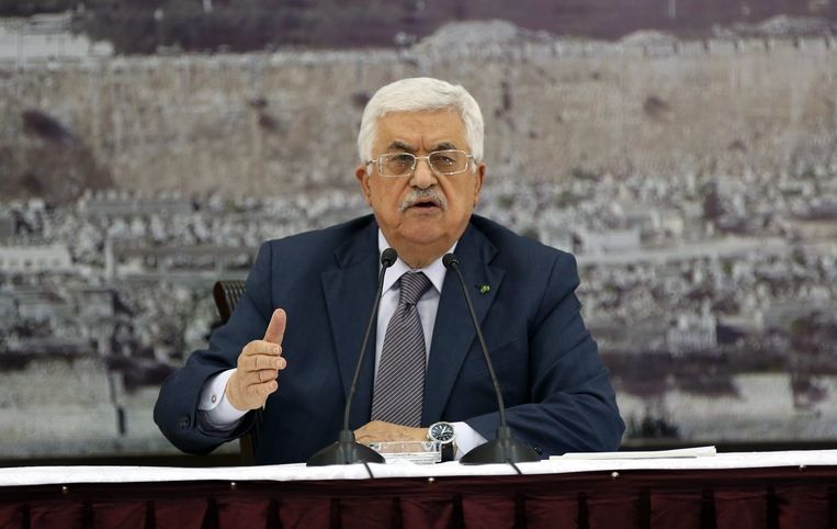 Mogelijk wordt ook de Palestijnse president Mahmoud Abbas aangeklaagd. Beeld epa
