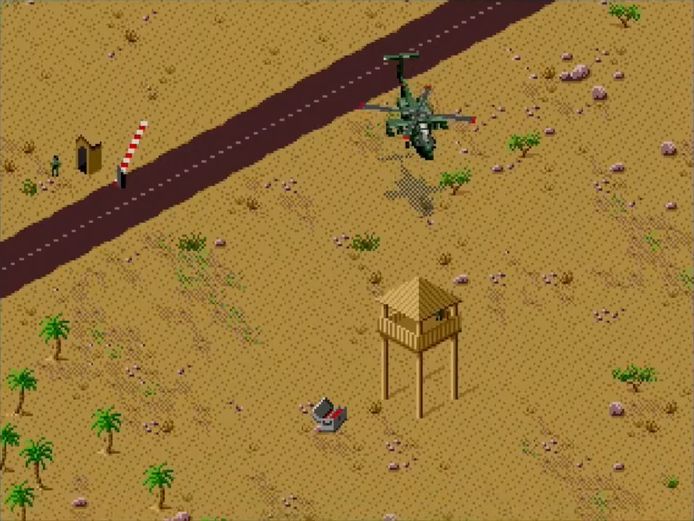 'Desert Strike' was een topper op onder meer de Sega Mega Drive-console.