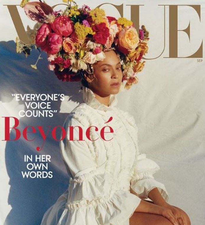 Beyoncé op de cover van Vogue