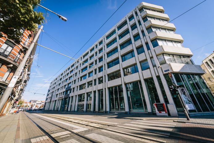 De huidige campus aan de Nationalestraat krijgt een nieuwe bestemming.