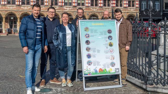 Paaskriebels in centrum van Aalst: “Springkastelen, glittertattoo’s en een kapsalon voor gekke kapsels”