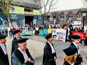 Sinds oorlog in Gaza is spanning om te snijden op Universiteit Utrecht: zo kwam het ‘ineens’ tot uitbarsting