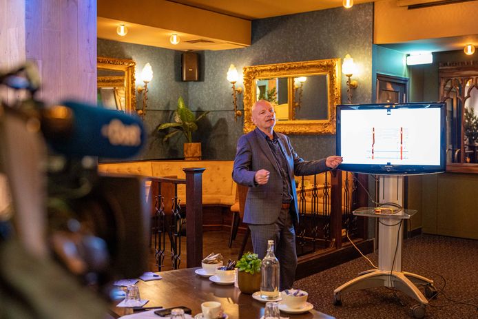 Pieter van den Bergen, directeur toezicht SodM, geeft een toelichting op het onderzoek van de NAM en het oordeel van SodM.