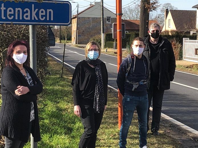 Inge Bollen, Tineke Vaneycken, Pieter Jan Lambrecht en Patrick Quintens van Open Vld Landen willen een GAS-boete kunnen geven aan snelheidsovertreders.