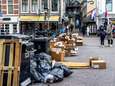 Utrecht verandert langzaam in vuilnisbelt, deel van de vuilnisophalers komt in geldproblemen door staking 