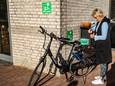 Een oplaadpunt voor fietsen, elders in Nederland.