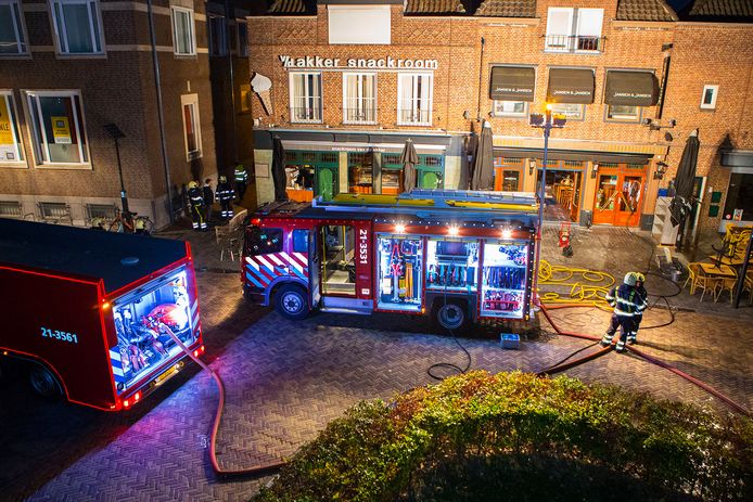 Brand bij Jansen en Jansen in Schijndel.