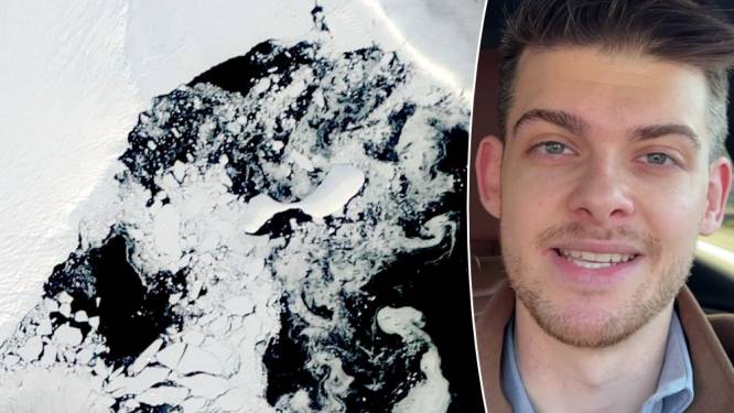 Enorme ijsberg ter grootte van Rome afgebroken van Antarctica