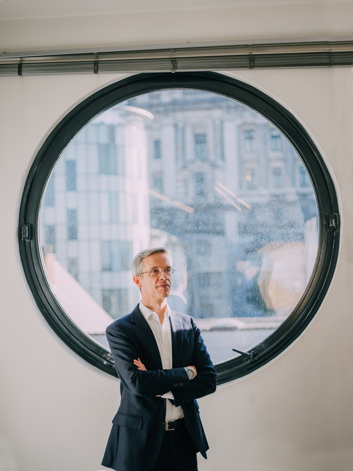 Thomas Van Craen, bankdirecteur van Triodos: 'We willen menswaardigheid als basisprincipe hanteren.' Beeld Kevin Faingnaert