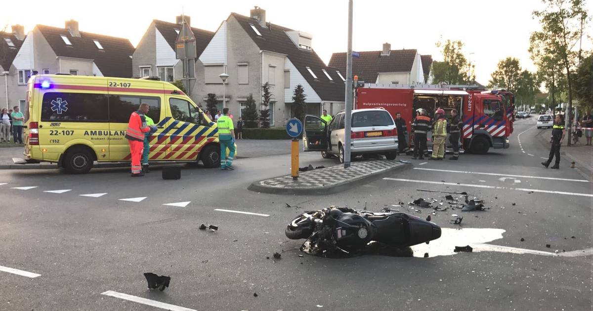 Motorrijder overleden na ongeluk in Eindhoven.