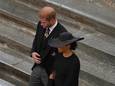 Le prince Harry et Meghan Markle aux funérailles de la reine Elizabeth II.