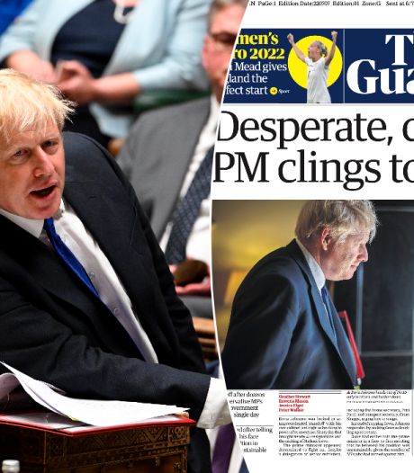 Boris Johnson taclé par la presse britannique: “Le premier ministre, désespéré et délirant, s'accroche au pouvoir”