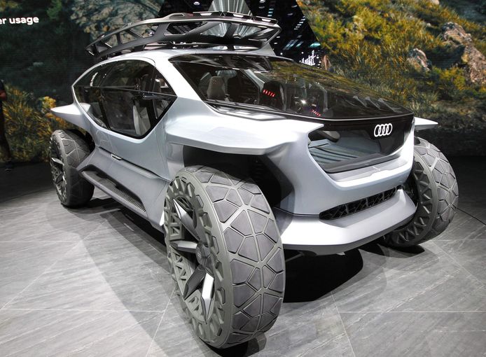 De Audi AI:Trail is het concept van een zelfrijdend terreinvoertuig