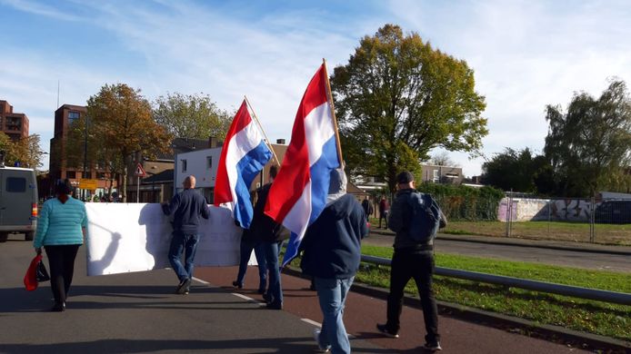 De demonstratie in Enschede