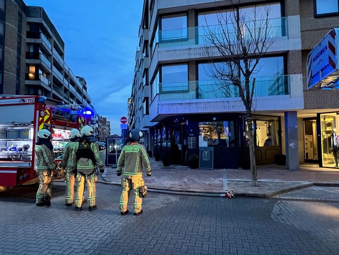 Brand aan afzuiginstallatie van restaurant in Kustlaan Knokke-Heist