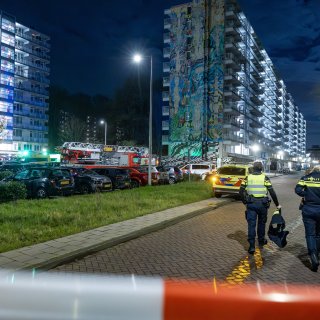 Fire in basement storage in Amsterdam-Zuidoost, victim found outside building