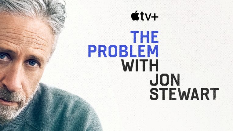Promobeeld van 'The Problem with Jon Stewart'. Beeld Apple