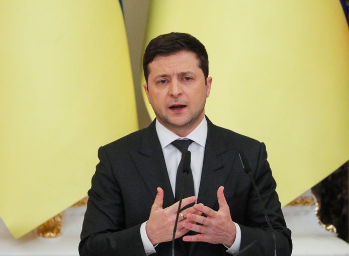 President van Oekraïne, Volodymyr Zelensky.