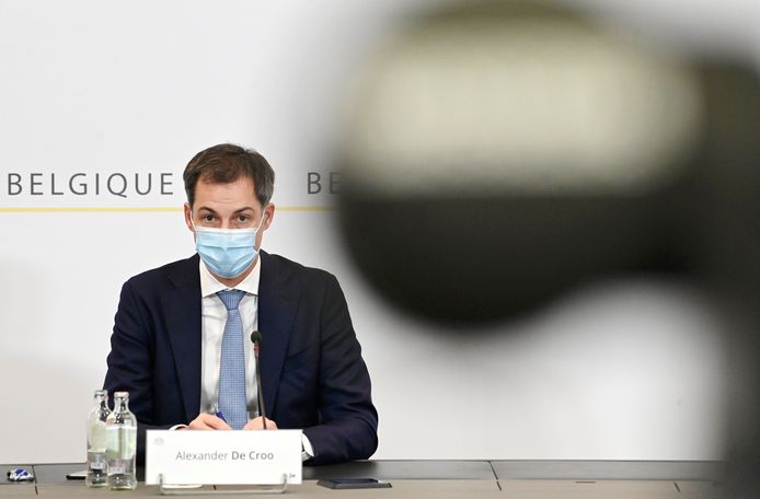 Alexander De Croo lors du dernier Codeco.
