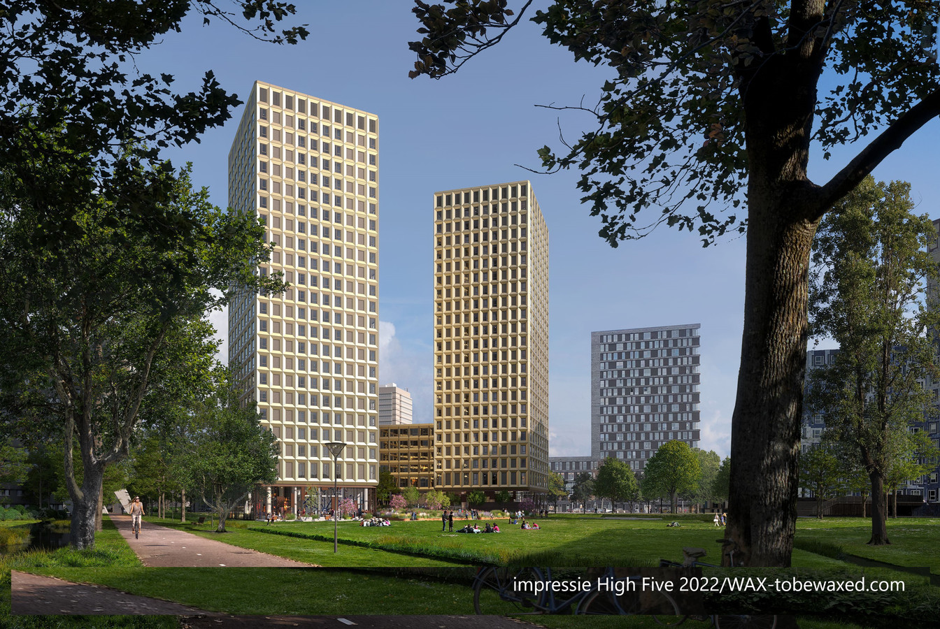 High Five wordt gebouwd: plek voor 931 studenten op het Utrecht Science ...