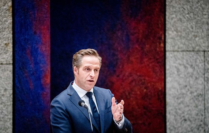 Demissionair Minister Hugo de Jonge van Volksgezondheid, Welzijn en Sport (CDA).
