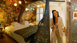 Eclectische hotelkamer doet monden openvallen