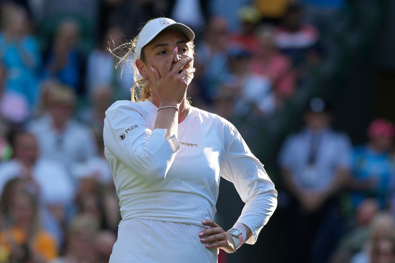 Van uurwerk met 3D tennisbal tot peperduur exemplaar van 370.000 euro de collectie luxehorloges op Wimbledon Foto hln.be