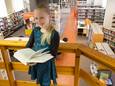 De bibliotheek in Baarle.