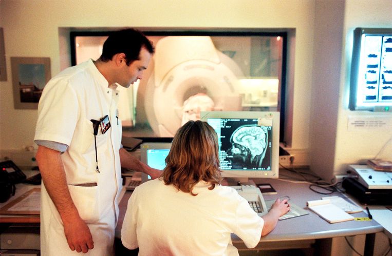 MRI Scan op de afdeling radiologie AMC Amsterdam. Beeld ANP