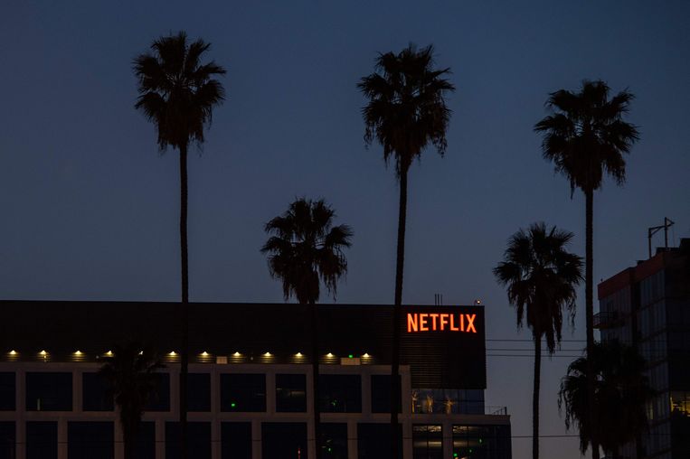 Een gebouw van Netflix in Hollywood Beeld AFP